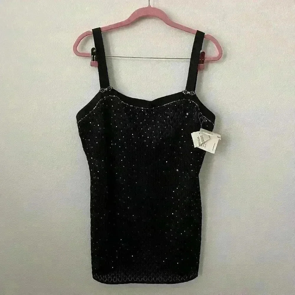 St. John Vintage Evening by Marie Gray Sparkle Evening Knit Tank 12